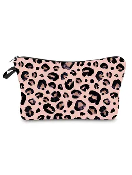 Секси чанта-органайзер с леопардовым принтом, топла разпродажба, чанти за съхранение за жени, водоустойчиви косметичка за пътуване, мини-подарък чанта