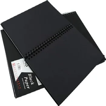 Нова черна игра на карти, книга, формат А4, 120 страници, черна игра на хартия, вътрешна страница, книгата на макарата, графити, фото албум формат А3, черно албум за рисуване, тетрадка със собствените си ръце