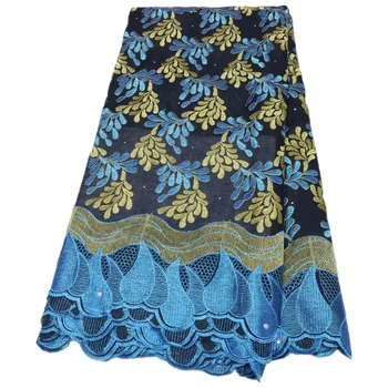 Африкански завързана материал за женски рокли, конфедерация на завесата, високо качество, на 5 ярда