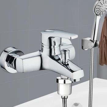 Гореща 2X пречистване на Универсален филтър за душ Домакинство кухненски смесители за почистване на Аксесоари за баня
