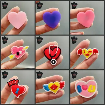 9 бр. PVC Сладки магнити за хладилник Kawaii Red Wing Сърце обичам те Магнитен стикер за хладилник Подаръци за момчета и момичета, Канцеларски материали, играчки