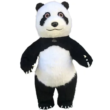 Подгонянный раздувной заек кукла костюм карикатура на гигантска панда с една и съща боя кукли бяла мечка горила коали представяне