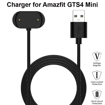 Адаптер за зарядно зарядно устройство, безжична, USB-кабел за зареждане, поставка за кабел за мини-умен часа Huami Amazfit GTS4, аксесоари за умен часа