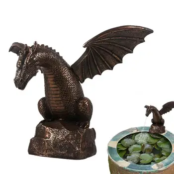 Статуя на дракон, фонтан за вода, творческа точно калъпи, вододышащая скулптура на дракон, скулптура воден пейзаж, подходяща за