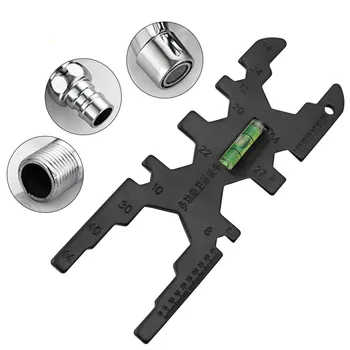 Многофункционален набор от гаечных ключове от високо стомана, инструмент за баня, кран, водопровод, черно набор от инструменти за ремонт на дома