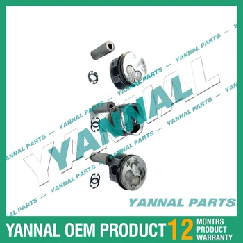 Нови 3 групи на буталото STD (пръстен, габър) и комплект бутални пръстени са подходящи за двигателя Yanmar 3TNM74