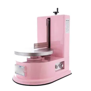 Машина за намазывания торта за рождения ден на домакински малка автоматична машина за намазывания крем сладкарница плосък сладкиши