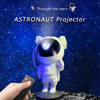 Проектор астронавти за детска спални, прожектор за нощно осветление, звездна галактика, прожекционни играчки за момчета и момичета