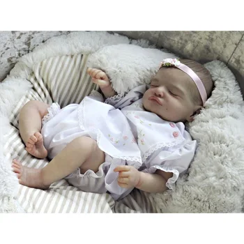 50 см кукла-реборн, момиче, новородено, зимен сън за деца, подаръци Boneca Renascida Brinquedo Bebe Para Crianças