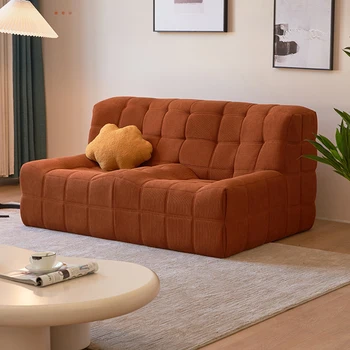 Изчистен модерен диван за дневна, луксозен L-образен диван в скандинавски стил, хол, мързелива спалня, мебели за украса El Hogar