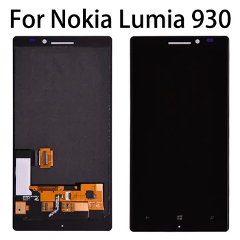 5,0-инчов LCD-дисплей за Nokia Lumia 930 RM-1045 LCD дисплей с сензорен екран дигитайзер в събирането на Замяна Безплатна доставка