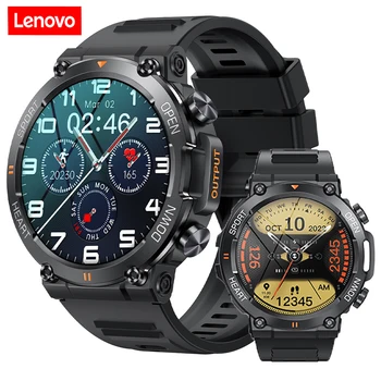 Мъжки смарт часовници Lenovo с 1,39-инчов екран 360 * 360 HD, спортни умни часовници за спорт на открито, IP68, водоустойчиви мъжки часовници за обаждания чрез Bluetooth, 400 mah
