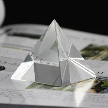 Безплатна доставка! Можете да конфигурирате 4 бр./лот, заготовки от кристалните пирамиди 6 см, кристално украса за дома, кристална подарък, на едро и в търговията на дребно
