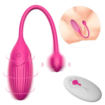 Безжичен вибратор-вибратор Jump Egg, секс играчки за жени, дрехи с дистанционно управление, вибриращи вагинални топчета, бикини, играчка за възрастни 18