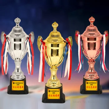 Адаптивни трофей Trofeo Champions Конкурс трофеи Търговска метален трофей с покритие Трофей Футболен трофей Медал Сувенирни чаша
