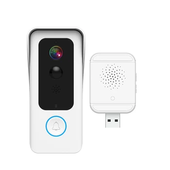 1080P безжична домашна сигурност dingdong визуален звънчева камера с домофонна система i-Cam + smart wifi пръстен видео звънец