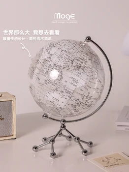 Скандинавски творчески прозрачен глобус, Луксозната обстановка на работния плот в офиса, за украса на хола, ТВ-шкаф