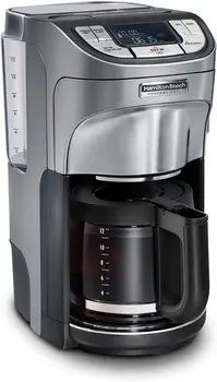 Програмируема машина за приготвяне на кафе вливане, ергономичен гарафа на 12 чаши, подвижна с резервоар 60 грама, матиран метал (49500) Cold brew coff