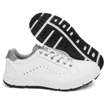 Водоустойчив мъжки обувки за голф, професионална нескользящая дамски обувки за голф, градинска висококачествени спортни обувки в голям размер, 39-48
