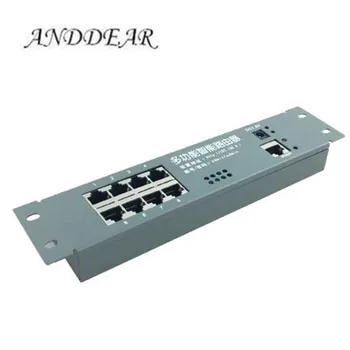 Модул мини-рутер, умен метален корпус с разпределителната кутия за кабели, модули OEM рутер на 8 пристанища с дънна платка модул кабел рутер