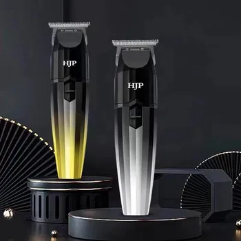 Професионална мъжки машина за подстригване, мъжки тример за оформяне на брада, фризьорски салон висококачествена метална фризьорски салон (стъпка на зъбите 0) Машина за подстригване на коса с бесщеточным двигател
