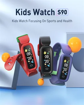 2023 Нов умен гривна Runifit S90 е подходяща за носене на деца с функция за броене на стъпки, мултифункционален спортен гривна с напомняне