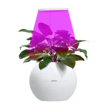 Led лампи за отглеждане на растения, лампа за отглеждане на растения, кръгла лампа за растенията, led крушки за растения, зелен копър, роза, кактус, мини-бонсай