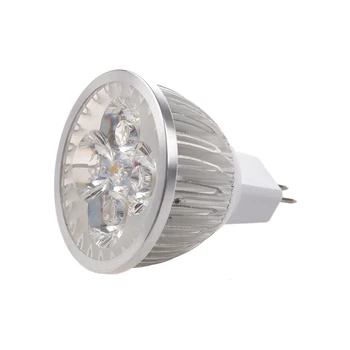 4 * 1 W GU5.3 MR16 12v топло бяла led лампа, прожектор