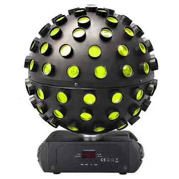 Цветни Светлини на сцената с диско-топка RGBWA UV 6in 1 LED Magic Ball Светлини