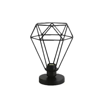 Лампа във формата на метални бижута, iron лампа, таблица лампа без крушка