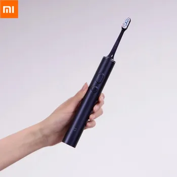 Xiaomi Mijia T700 Звукова Електрическа Четка за Зъби, За Избелване на Зъбите Ултразвукова Вибрация Четка За Почистване на устната Кухина IPX7 Водоустойчив Led Дисплей