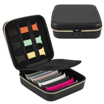 Чанта за съхранение с цип с кожена каишка, Подходящ за чанти за съхранение на каишка iWatch, кутия за съхранение на каишка Applewatch