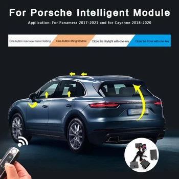 Интелигентен модул за Porsche, поднимающий прозореца един ключ, затварящ багажник, затваряне на прозореца на покрива на един бутон за Panamera Cayenne