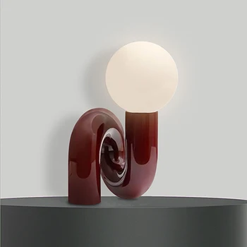 Глобус Лампа Креативен Дизайн с Каишка на База AU/EU/UK/US Plug G9 Лампа 3 Цвята Post Mordern Декоративни Нощни осветителни Тела за Дома