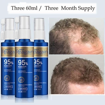 3 бр. спрей за растежа на косата в асортимент от Копър против косопад и за растеж на брада /вежди възстановява увредените корени на косъма за жени и мъже