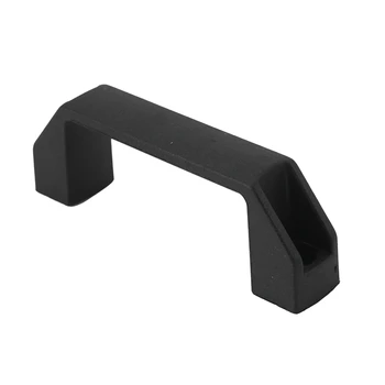 4X black 90 мм 8,9 см Разстояние между дупките Пластмасова дръжка за чекмедже на шкафа